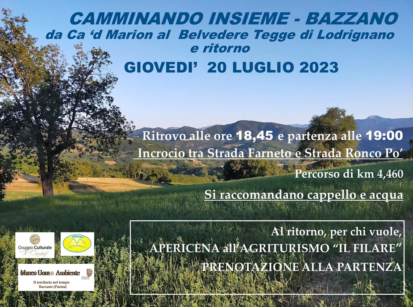 2023 07 20 camminata bazzano